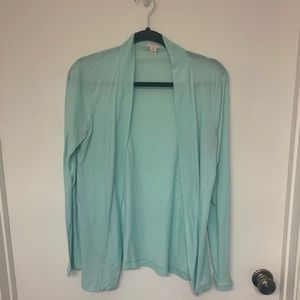 Light blue cardigan